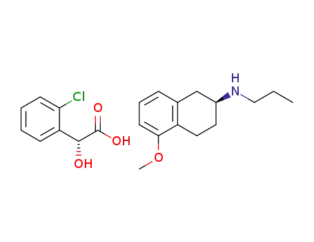 (S)-1,2,3,4-tetrahydro-5-methoxy-N-propyl-naphthalen-2-ammonium (R)-2-(2-chlorophenyl)-2-hydroxyacetate